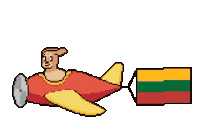 Flag Lithuania Sticker by Abstract HotDogs