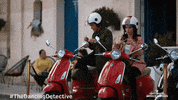 Vespa GIF by Hallmark Mystery