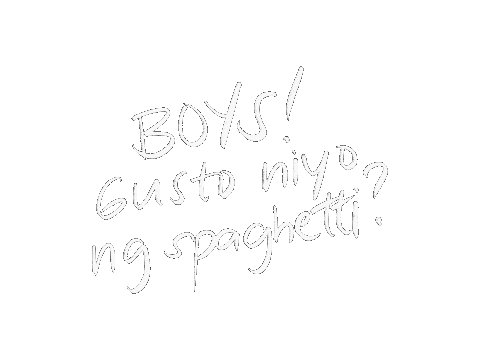 Calligraphy Spaghetti Sticker
