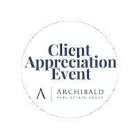 Party Real Estate Team Sticker by Archibald Real Estate Group