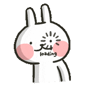 Bunny Loading Sticker