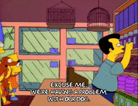 looking homer simpson GIF