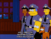 bart simpson dog GIF