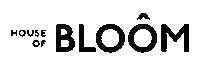 houseofbloom logo mexico bloom hob Sticker