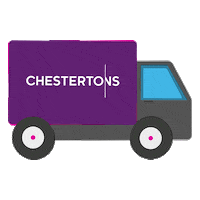 Truck Moving Sticker by Chestertons