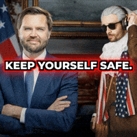 Be Safe Founding Father GIF