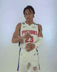 Game Time Basketball GIF by Detroit Pistons