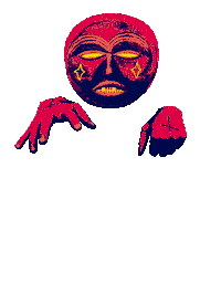 MagickMntn trippy psychedelic weird feelings magick mountain Sticker