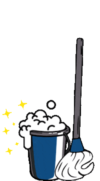 Cleaning Bucket Sticker by Hottinger-Callahan