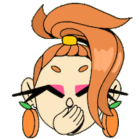 RolyPolyNFT laugh flirt hehe blush Sticker