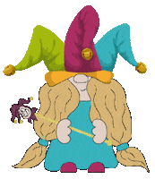 April Fools Day Gnome Sticker