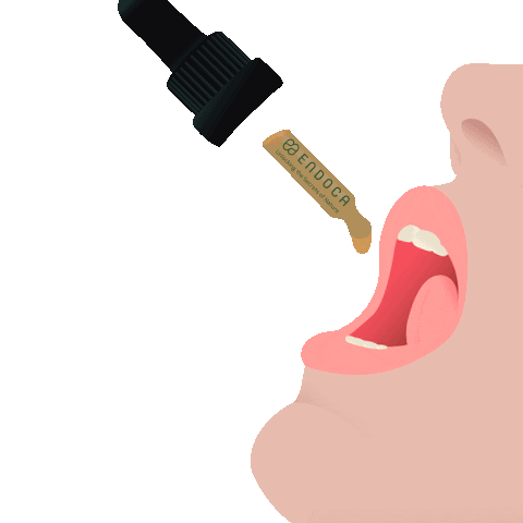 endoca giphyupload cannabis cbd oil hemp oil Sticker