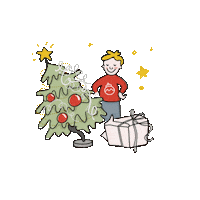 Merry Christmas Sticker by nadrosia