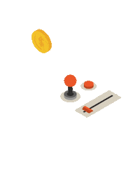 arcade money Sticker