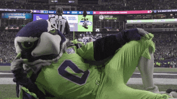 Wave Blitz GIF by Seattle Seahawks