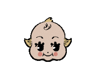 Baby Kewpie Sticker