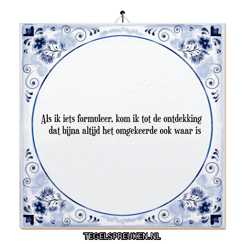Humor Spreuk Sticker by Tegelspreuken.nl