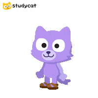 Excited Cat Sticker by Studycat language learning for kids