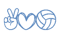 fredoniavolleyball blue devils fredonia fredoniavolleyball Sticker