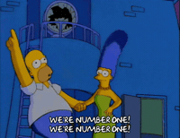 Excited Season 8 GIF by The Simpsons
