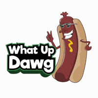 fbpdesigns artist whats up hotdog dawg GIF