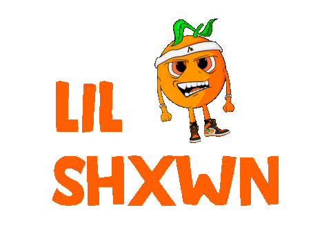 LilShxwn giphyupload love heart orange Sticker