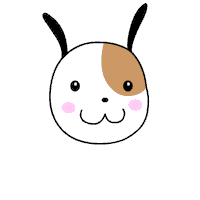 Happy Puppy Sticker