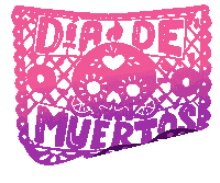 sticker dia de muertos