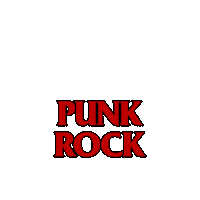 Punk Rock Sticker by IndieBox