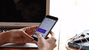 crowdfire marketing phone thinking think GIF