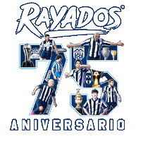 Rayados Monterrey Sticker by Jim Jams