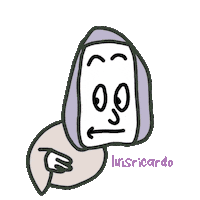 Bad Luck Oops Sticker by Luis Ricardo