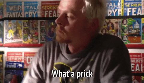 simon pegg whataprick GIF