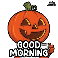 Good Morning Halloween Sticker by VeeFriends