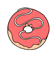 Donut Snacks Sticker