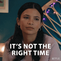 Bad Timing Hold That Thought GIF by NETFLIX