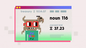 Bidding Open Source GIF by nounish ⌐◨-◨
