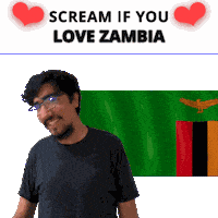 Zambia Flag Sticker