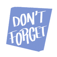 Unima Dont Forget Sticker by University of Mannheim – Universität Mannheim