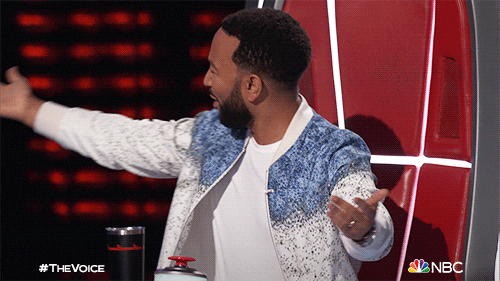 John Legend Singing GIF by The Voice