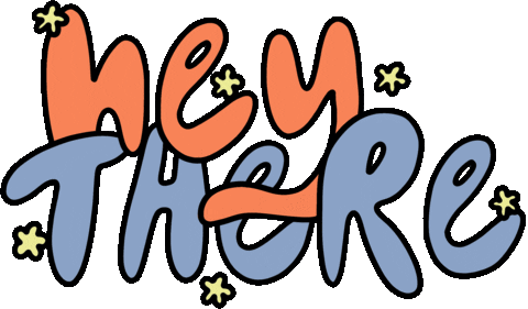 Hello Sticker by Poppy Deyes