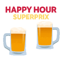 superprix sextou supermercado happyhour brinde Sticker