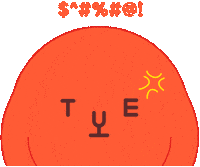 Angry Tuesday Morning Sticker