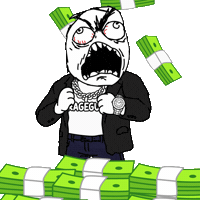 Show Off Make It Rain Sticker by Rageguy