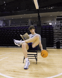 Hooping Northwestern University GIF by Northwestern Athletics