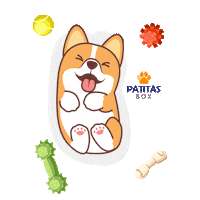 Patitasbox love happy dog puppy Sticker
