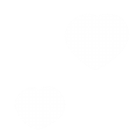 Heart 白 Sticker