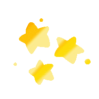 a23_kan star キラキラ 星 ほし Sticker