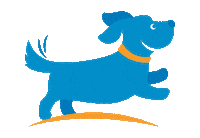 Best Friends Dog Sticker by Wags & Wiggle OC
