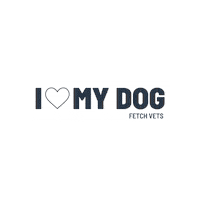 I Love My Dog Sticker by Fetch Vets
